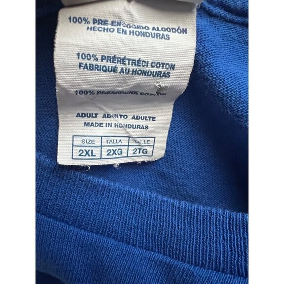 Los Angeles LA Dodgers Baseball Mens Opening Day Blue Double Graphic T-Shirt 2XL - Picture 7 of 8